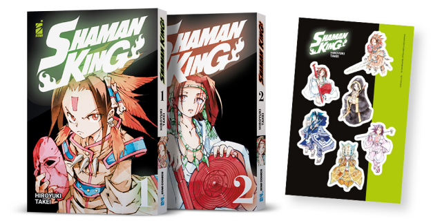 Shaman King Final Edition 1+2+adesivi