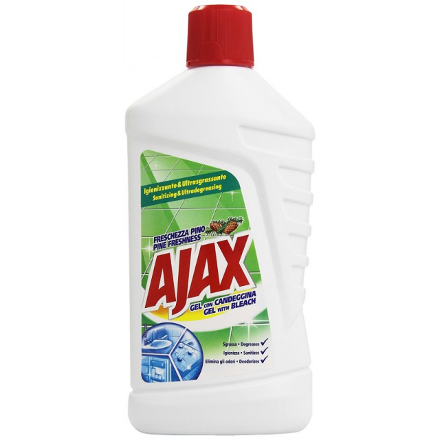 ajax bagno con candeggina
