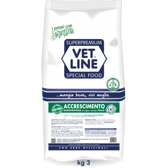 VETLINE ACCRESCIMENTO POLLO 3 KG