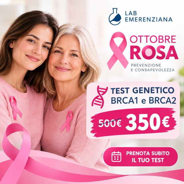 Ottobre Rosa: Test genetico di prevenzione oncologica Brca1 ...