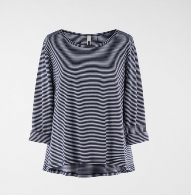Maglietta casual a righe 