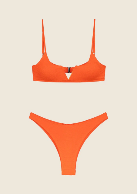 F**K BIKINI TRIANGOLO DONNA FLUO