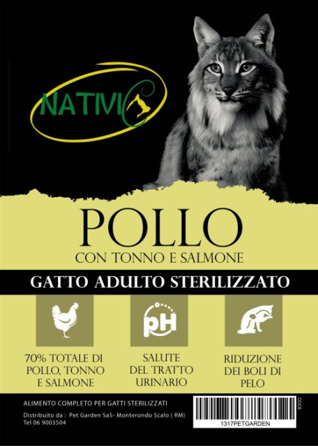 Nativic Adult tonno pollo e salmone 5 kg