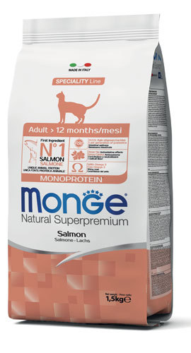 Monge adult Monoproteico salmone 1,5 kg