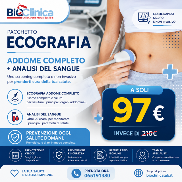 Check Up  ESTIVO ▶️  Offerta esclusiva per te a soli 97€...
