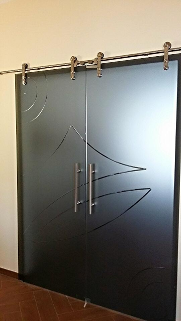 PORTA A DUE ANTE SCORREVOLE