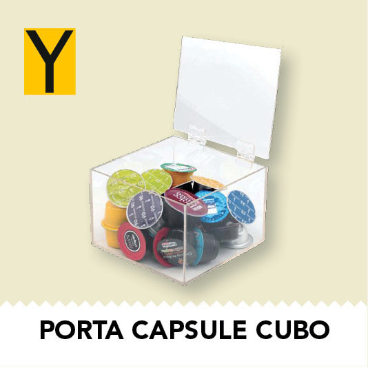 Portacapsule CUBO per tutte le capsule